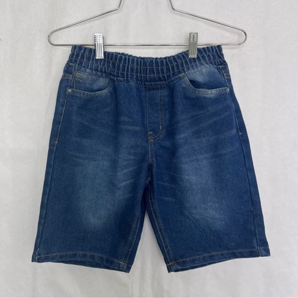 5/$25 Hawk boys pull on jean shorts 12 large - Picture 1 of 3
